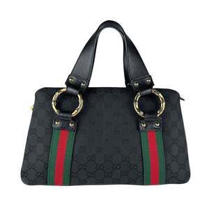 GUCCI Black Leather Bag